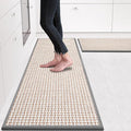 eqivei Kitchen Rugs and Mats Non Skid Washable Set of 2 PCS, Absorbent Runner by Eqivei
