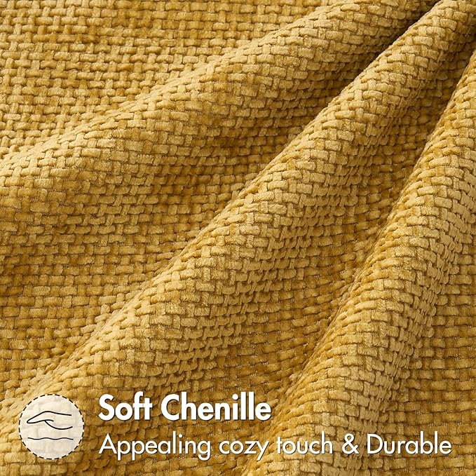 MIULEE Pack of 2 Couch Throw Pillow Covers 16x16 Inch Neutral Gold Modern Boho - Image 6