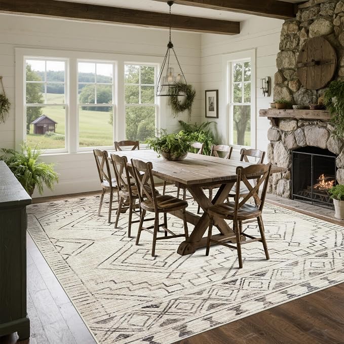Washable Rugs 8x10 Area Rugs for Living Room, Dining Room- Large Ultra Soft - Image 8