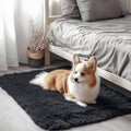 OLANLY 2x2 Machine Washable Small Rug, Soft Fluffy Shaggy Throw Rug by OLANLY