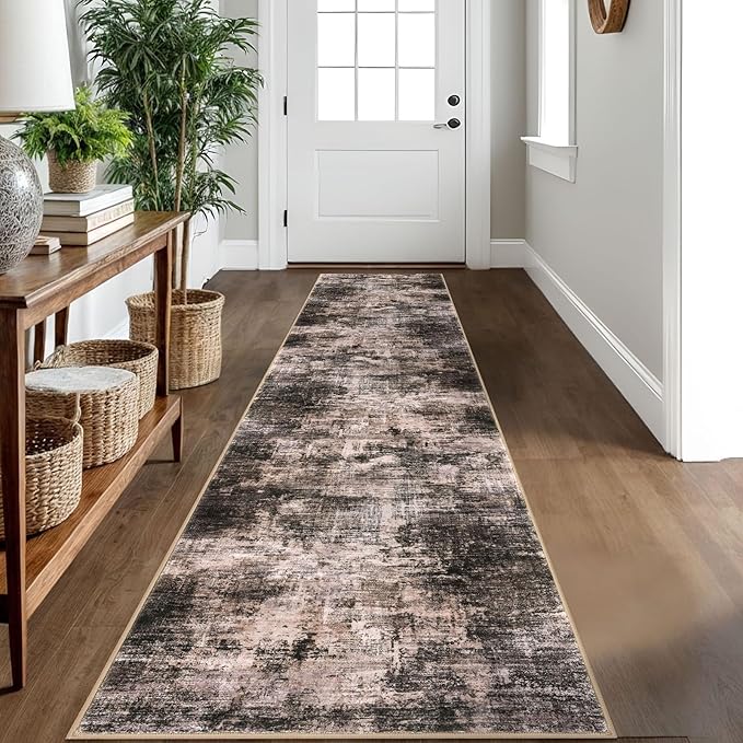 IOHOUZE Abstract Runner Rug 2x10 Ft Washable Runners by iOhouze