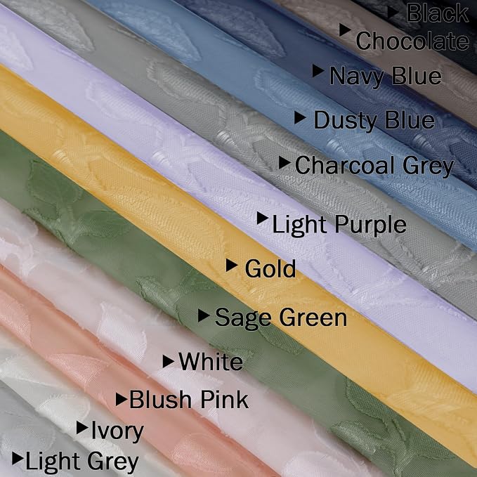 Chyhomenyc Extra Long Light Grey Sheer Curtains 120 Inch Length 2 Panels Set - Image 8