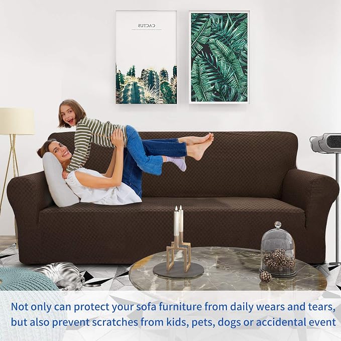 ZNSAYOTX 1 Piece Jacquard Couch Covers - Image 2