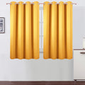 LEMOMO Yellow Thermal Blackout Curtains/52 x 54 Inch/Set of 2 Panels Room by Lemomo