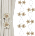 KLOGTSIND Flower Curtain Tiebacks, 6 Pack Curtain Ties Elegant DIY Curtain by KLOGTSINDDirect
