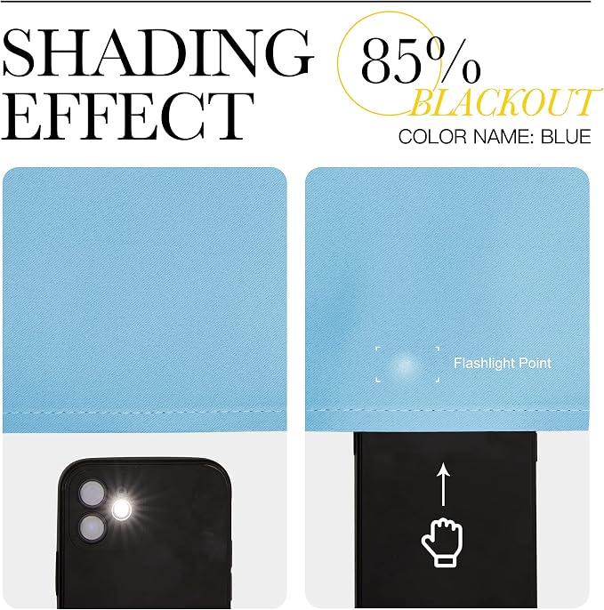 NICETOWN 2 Panels Blackout Curtains, Rod Pocket Thermal Insulated Drapess - Image 3