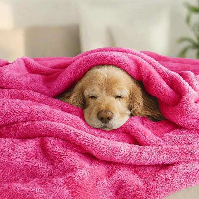 Exclusivo Mezcla Plush Fuzzy Fleece Bed Blanket King Size, Super Soft, Fluffy - Image 3