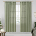 LAMIT Sage Green Linen Curtains by LAMIT