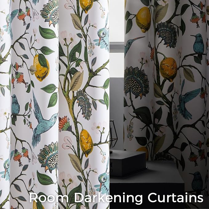 Topfinel 54 Inches Long Short White Blackout Curtains - Image 4