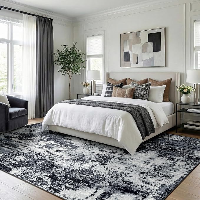 RELEANY Washable 6'x9' Abstract Area Rug - Image 8