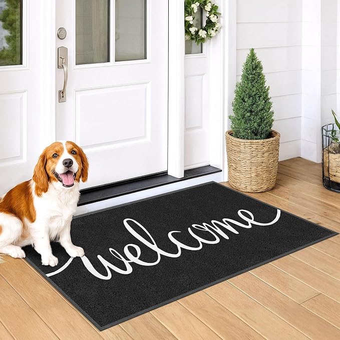 EARTHALL Funny Welcome Mats Outside/Inside 59"x35", Front Door Mat Outdoor - Image 8
