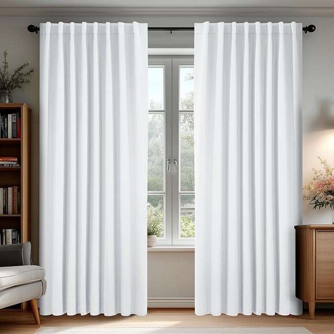 Deconovo Room Darkening Curtains, Thermal Insulated Noise-Reducing Window Panels by Deconovo