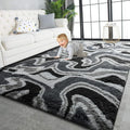 TWINNIS Super Soft Shaggy Rugs Fluffy Carpets, 5x8 Feet, Indoor Modern Plush by TWINNIS