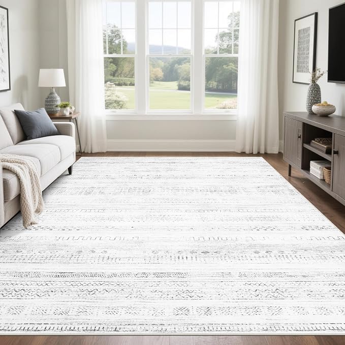 Moroccan Washable Rugs 8x10 Area Rugs by Srugn