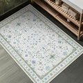 Washable Boho Bathroom Rug 2x3 by HazoHaus