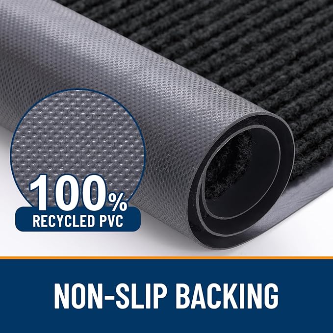 OLANLY Front Door Mat Indoor Outdoor Entrance, Waterproof Heavy Duty Doormat - Image 3