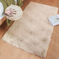 ORINOVA Beige Faux Sheepskin Rabbit Fur Shaggy Rugs by ORINOVA