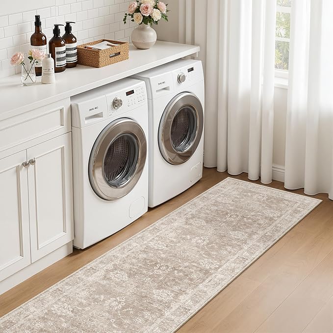 Madane Runner Rug 2x8 for Hallway, Kitchen Non-Slip Runner Rug - Image 9