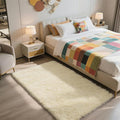 Shag Area Rug for Bedroom 3x5, Ivory Fluffy Area Rugs for Living Room, Soft by yulidayang