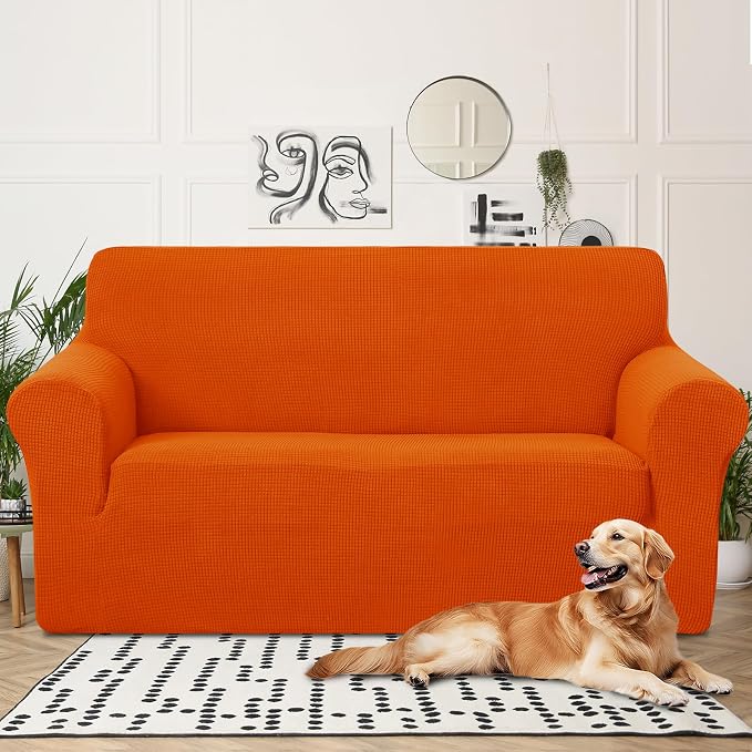 U-NICE HOME Oversized Stretch Loveseat Couch Cover Sofa Covers Washable Sofa - Image 2
