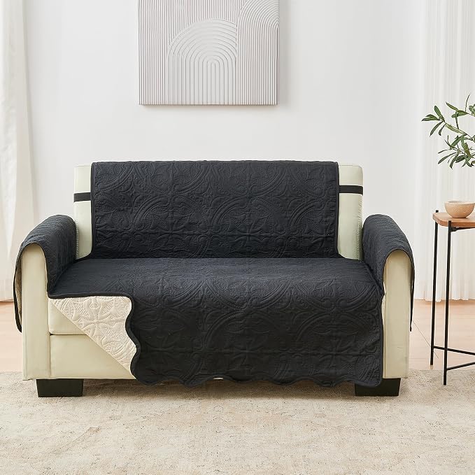 Great Bay Home Reversible Loveseat Cover by GreatBayHome