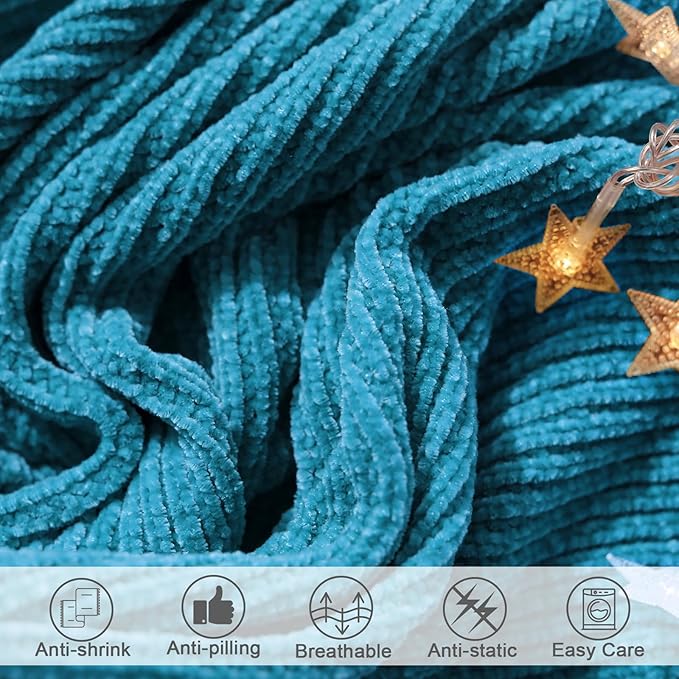 lifein Chenille Throw Blanket 60x80 - Image 5
