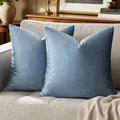 GIGIZAZA Decorative Throw Pillow Covers 16x16, Velvet Sofa Boho Cushion Pillows by GIGIZAZAFocusingonhomedecoration