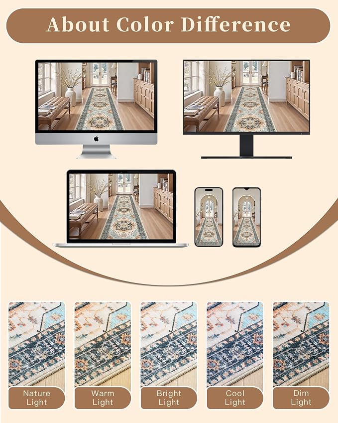 Madane Washable Runner Rug - Image 9