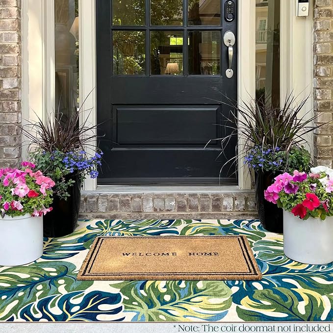 3x5 Botanical Entry Rug - Image 4