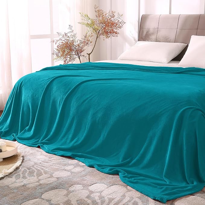 BEDELITE Fleece Blankets Queen Size Bluebird Throw Blankets by BEDELITE