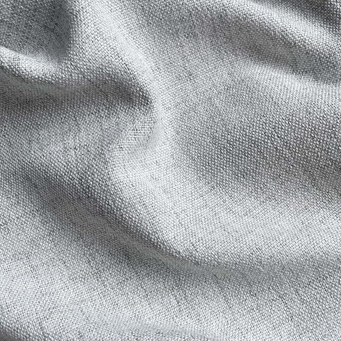 Faux Linen Valance for Windows Kitchen Living Room Valances Rod Pocket - Image 4