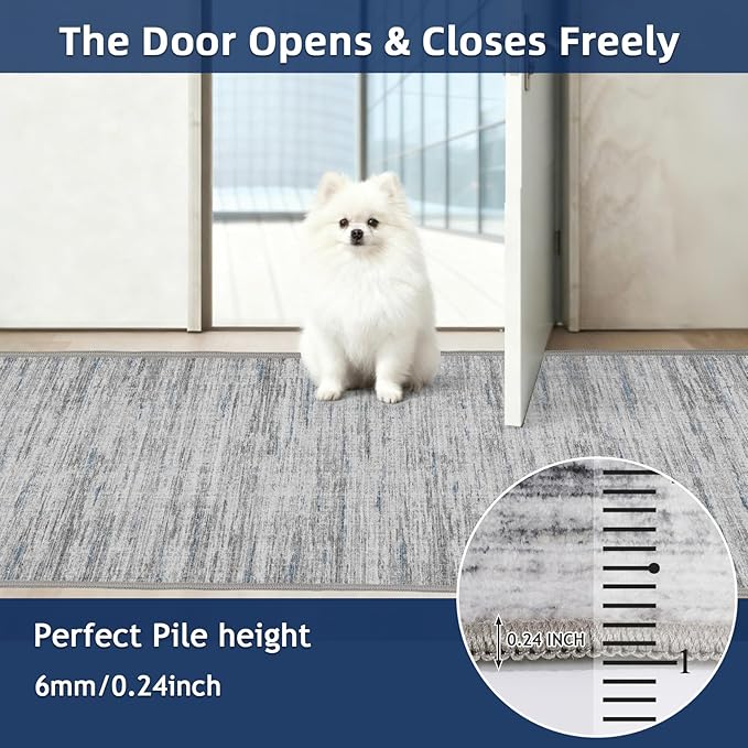 3x8 Runner Rug Non Slip Washable Rugs - Image 5