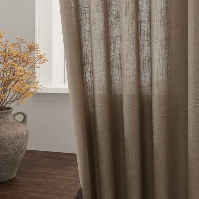 Extra Long Curtains 2 Panels 102 Inches Long - Image 2
