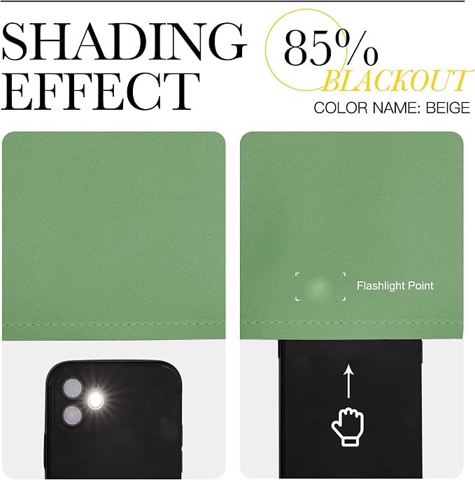 NICETOWN 66 inch Forest Green Curtains - Image 7