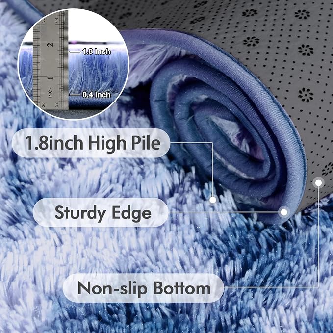 10x14 Ft Extra Large Shag Rugs for Living Room, Ultra Soft Fluffy Furry Area - Image 5