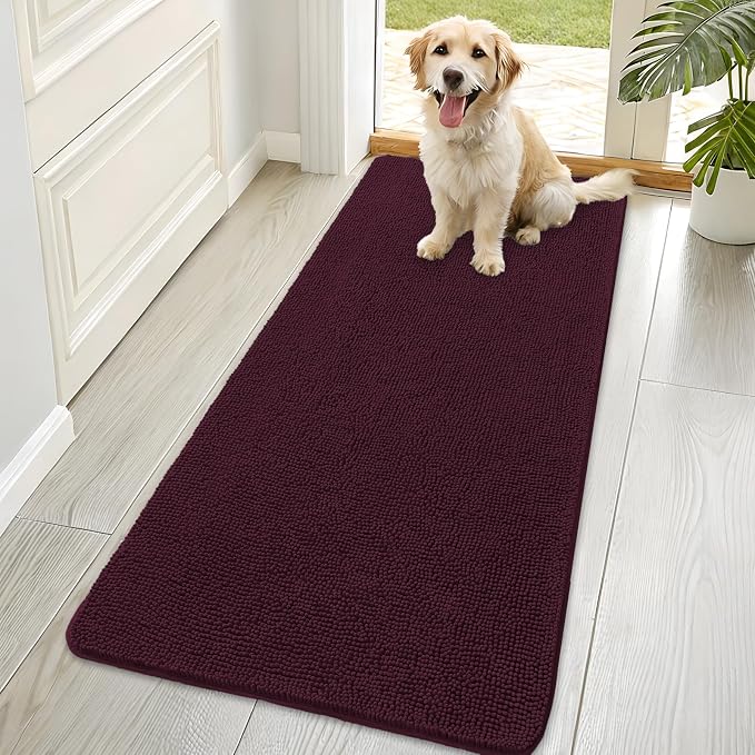 OLANLY Dog Door Mat for Muddy Paws 70x35, Absorbs Moisture and Dirt, Absorbent by OLANLY