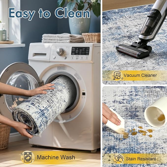 9x12 Ft Extra Large Washable Area Rugs - Image 8