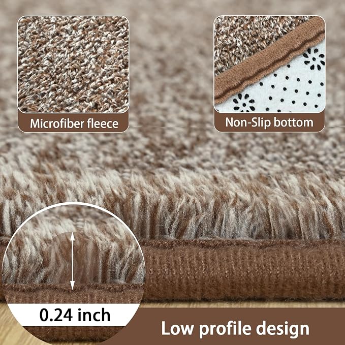 AROGAN Washable 2x8 Runner Rug for Hallway, Long Runner Rugs wtih Soft Memory - Image 6