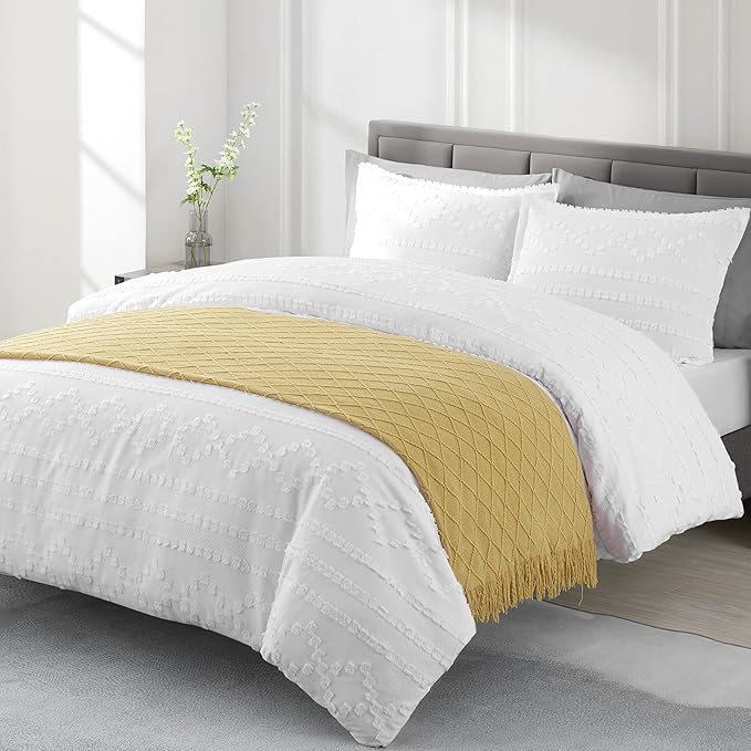 BOURINA Mustard Throw Blanket 50 x90 Inches Throw Textured Solid Soft Sofa by BOURINA