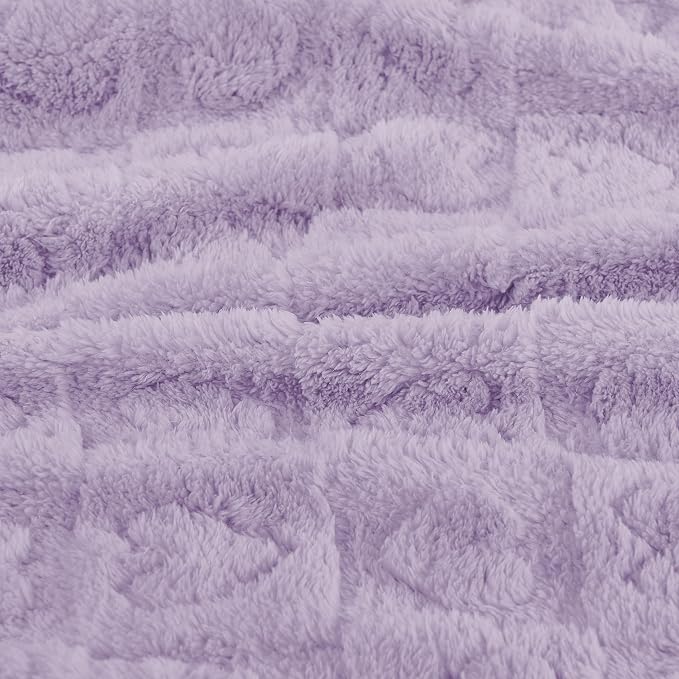 Yurhap Fleece Baby Blanket Heart Checkered Blanket, Ultra Soft Cozy Baby - Image 7