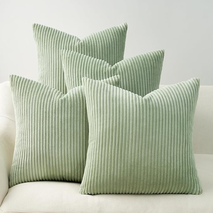 Topfinel 20x20 inch Decorative Sage Green Throw Pillow Covers, Cushion Cases - Image 7