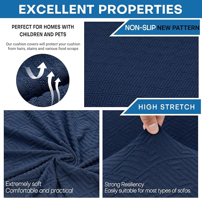 XINEAGE 2026 New 4 Pieces Couch Covers - Image 2