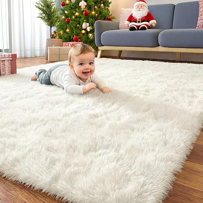 OLANLY 7x12 Machine Washable Large Area Rugs by OLANLY