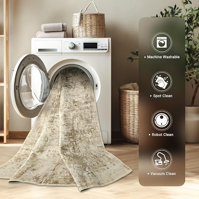 LEPEII 5x7 Area Rugs, Rugs for Living Room, Indoor Non-Slip Washable Rug for - Image 5