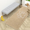 OLANLY Dog Door Mat for Muddy Paws 59x24, Paw Print Design, Absorbs Moisture by OLANLY