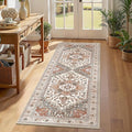 Yamaziot Washable Runner Rug, 2x6 Non-Slip Boho Vintage Hallway Rug Runner by Yamaziot