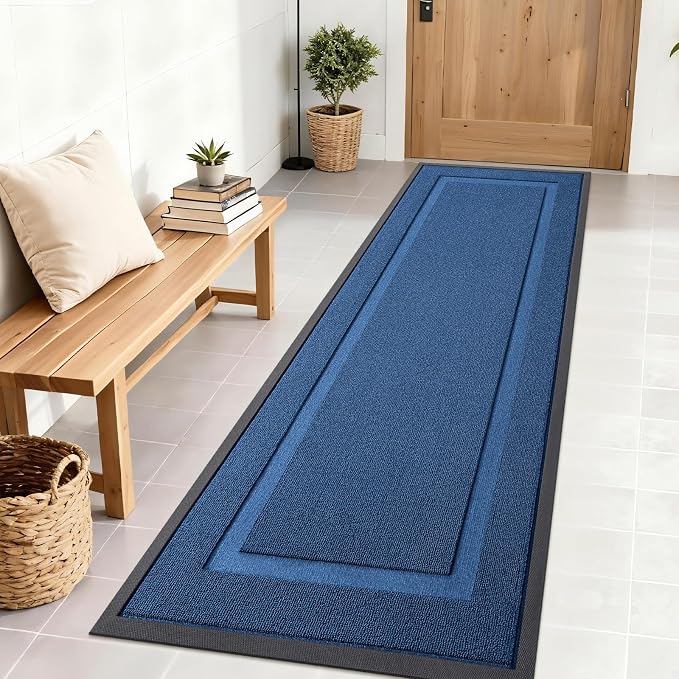 OLANLY Front Door Mat Indoor Outdoor Entrance, Waterproof All-Season, by OLANLY