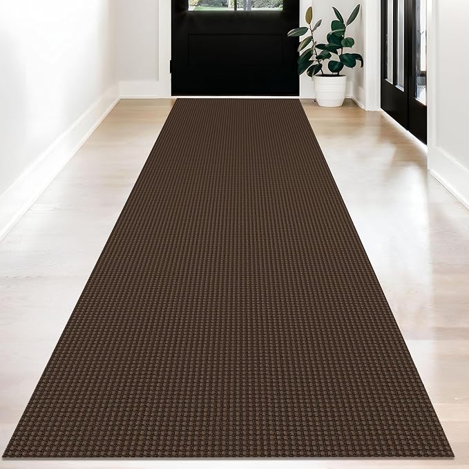 KOZYFLY Long Runners for Hallways 3x12 ft Washable Kitchen Runner Non Slip by KOZYFLY