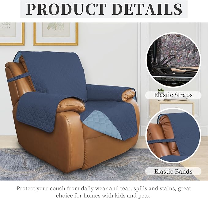 ISSUNTEX Double Protection 100% Waterproof Recliner Covers - Image 5