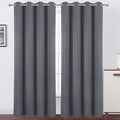 LEMOMO Grey Thermal Blackout Curtains/52 x 95 Inch/Set of 2 Panels Room by Lemomo